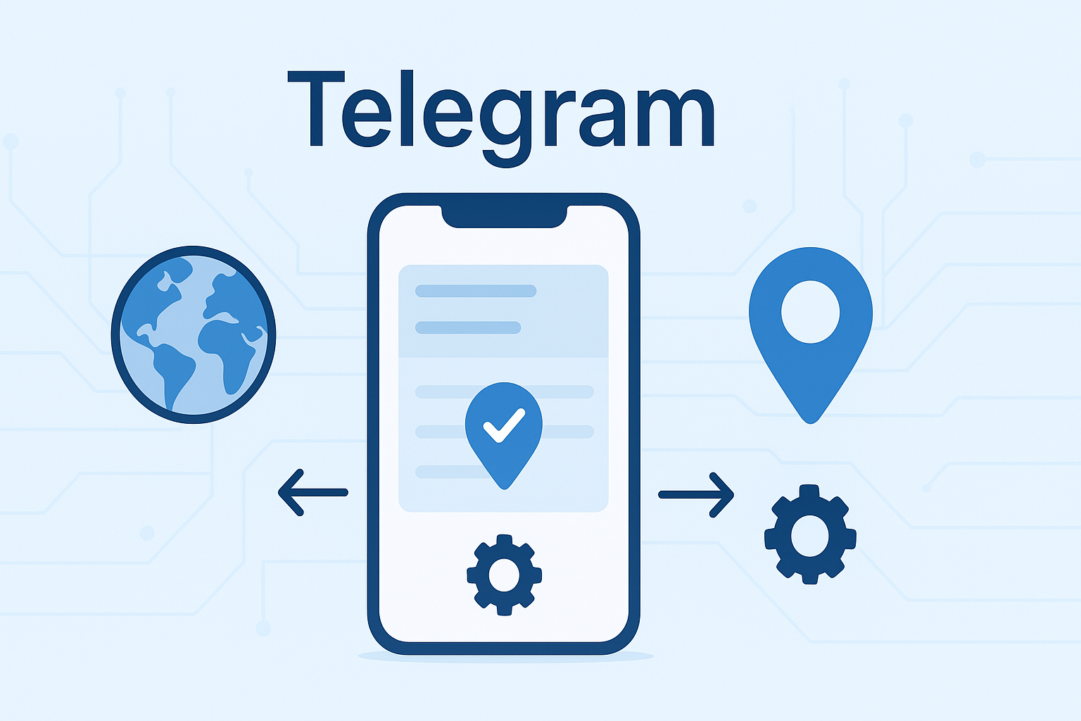 Telegram应用内地区修改入口