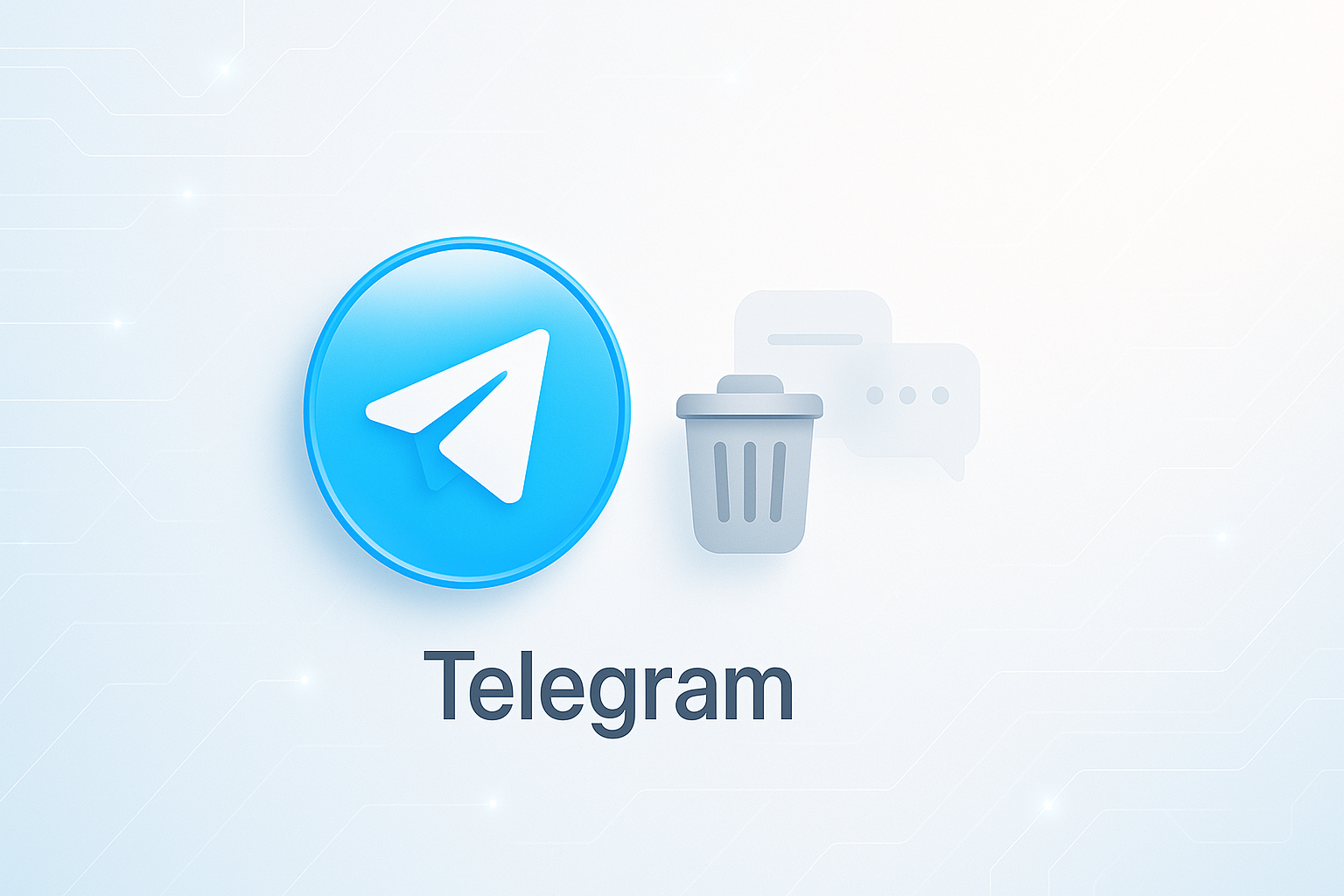 Telegram 私聊记录永久删除