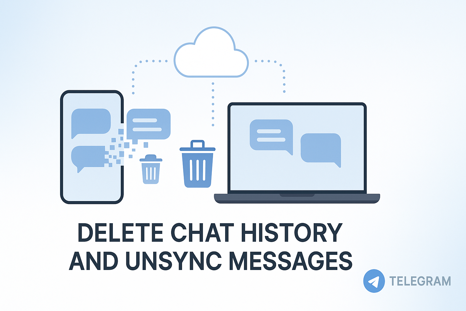 Telegram 多设备消息同步移除