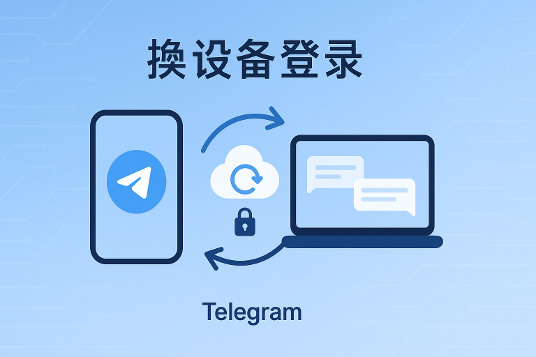Telegram怎么换设备登录？