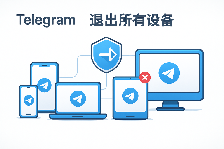 Telegram怎么退出所有设备？