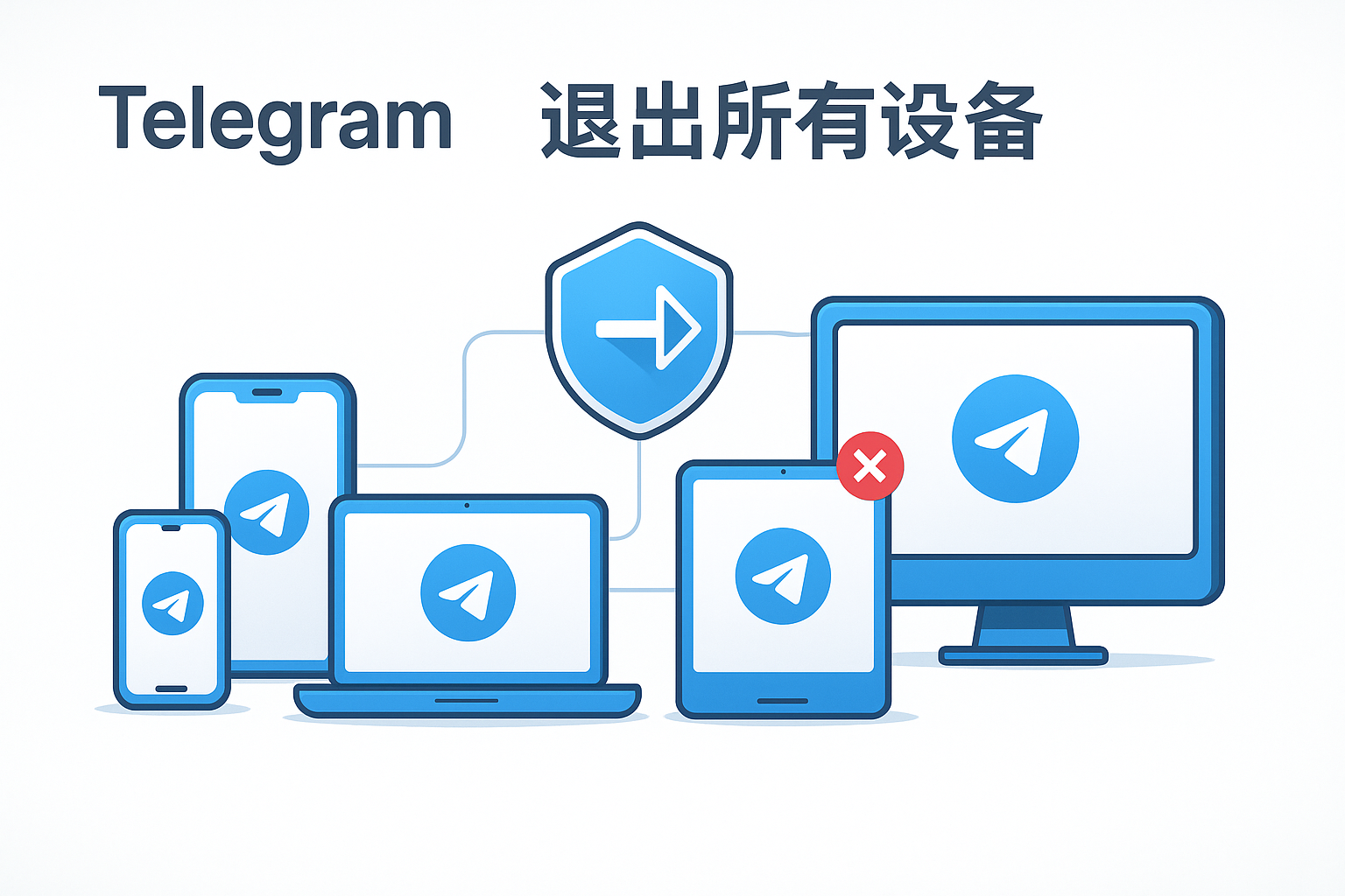 Telegram怎么退出所有设备?