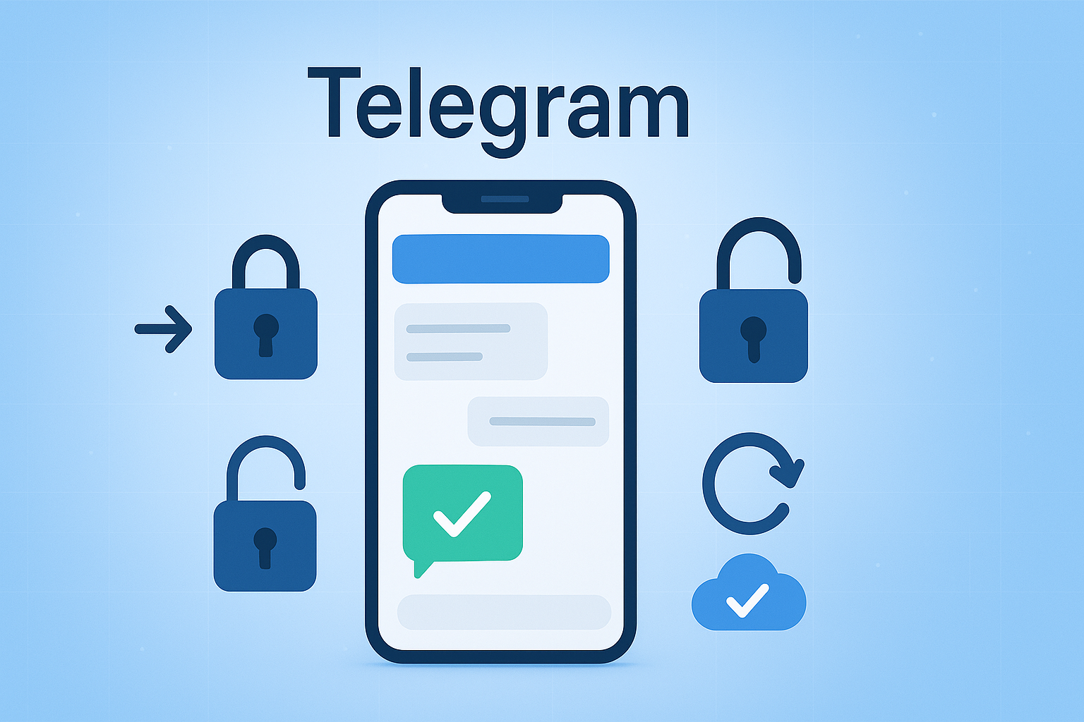 Telegram解除拉黑的消息恢复