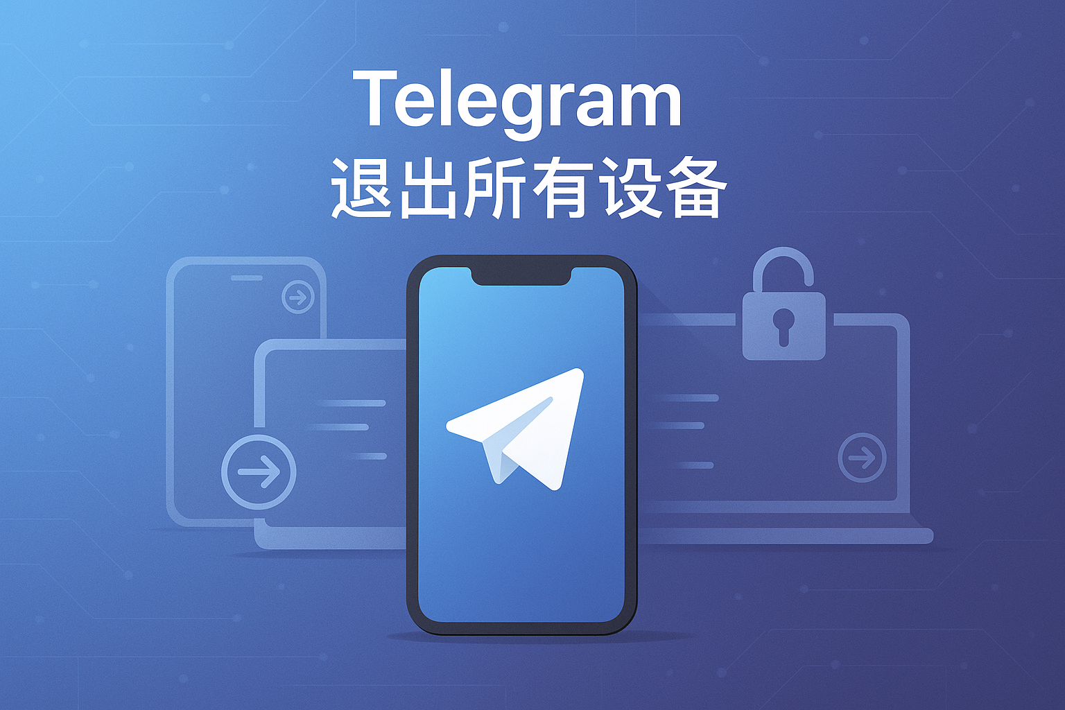 Telegram在手机退出所有设备