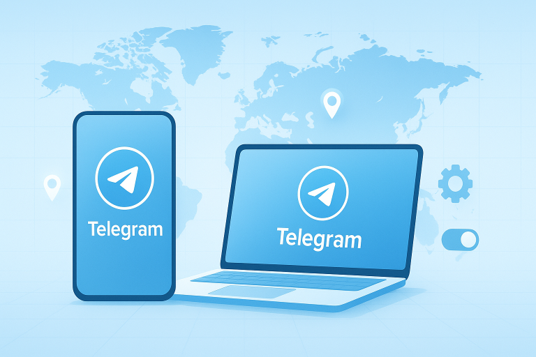 Telegram怎么切换地区？