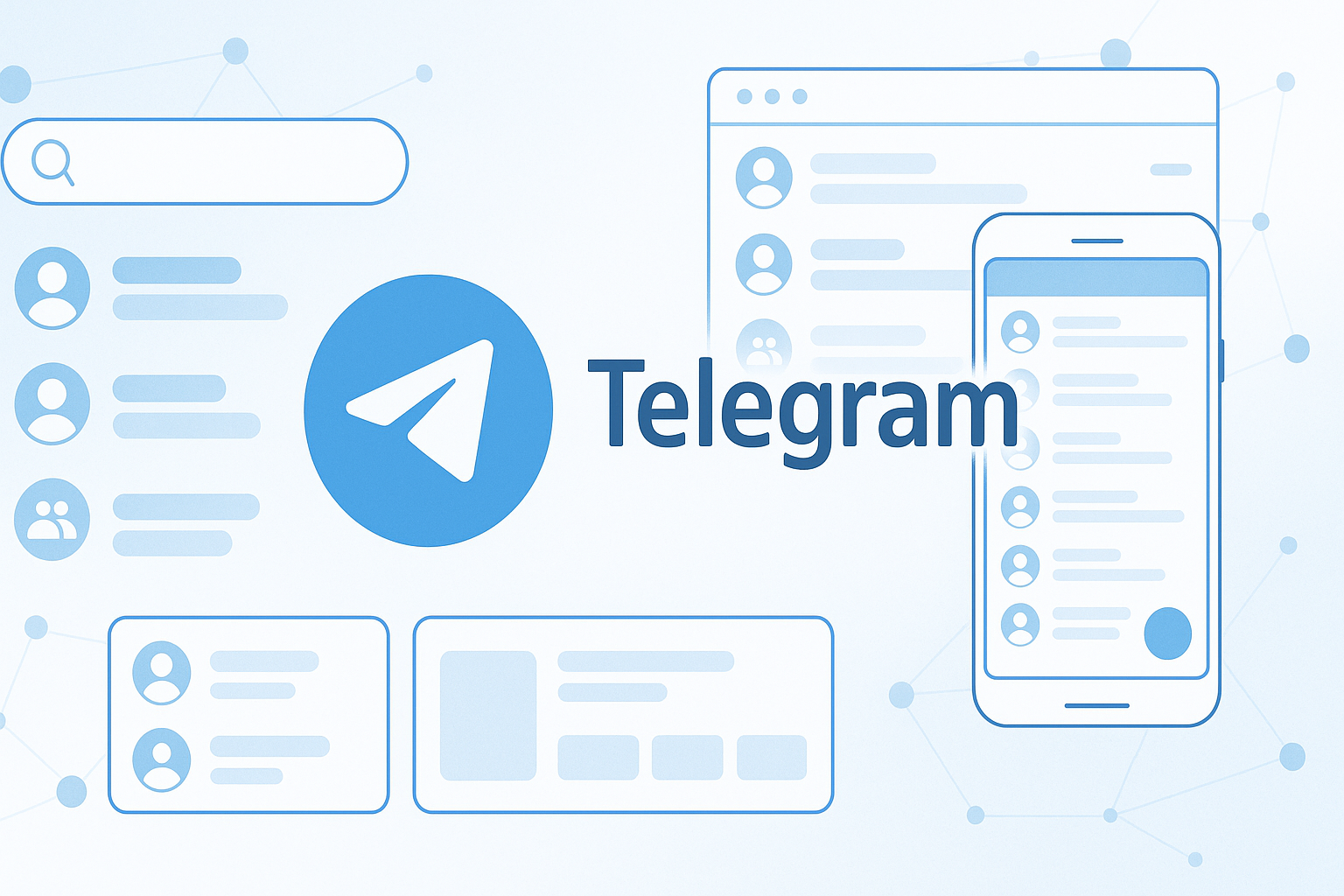 Telegram群组和联系人辅助检索